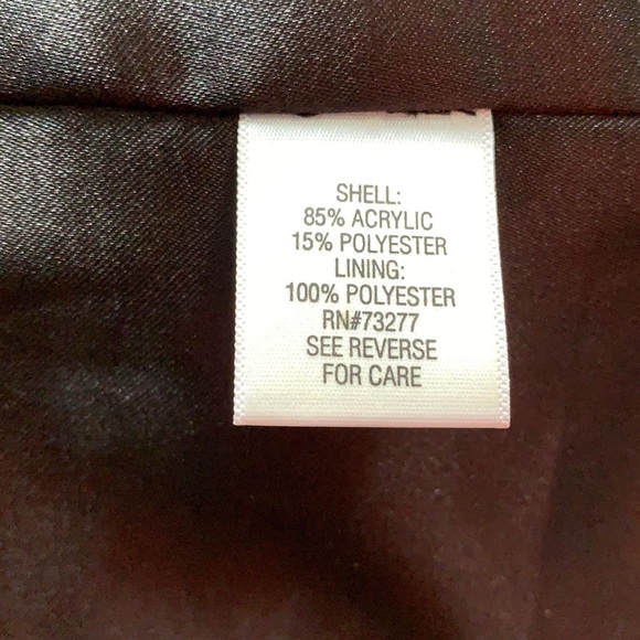 Faux Fur Vest with Black Faux Leather Tie - Picture 6 of 7